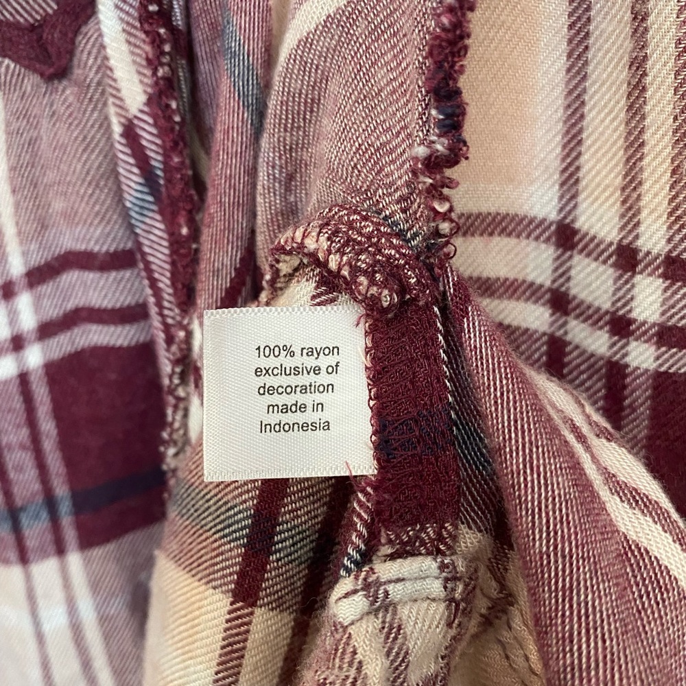 Lane Bryant Plaid Top - Picture 3 of 4